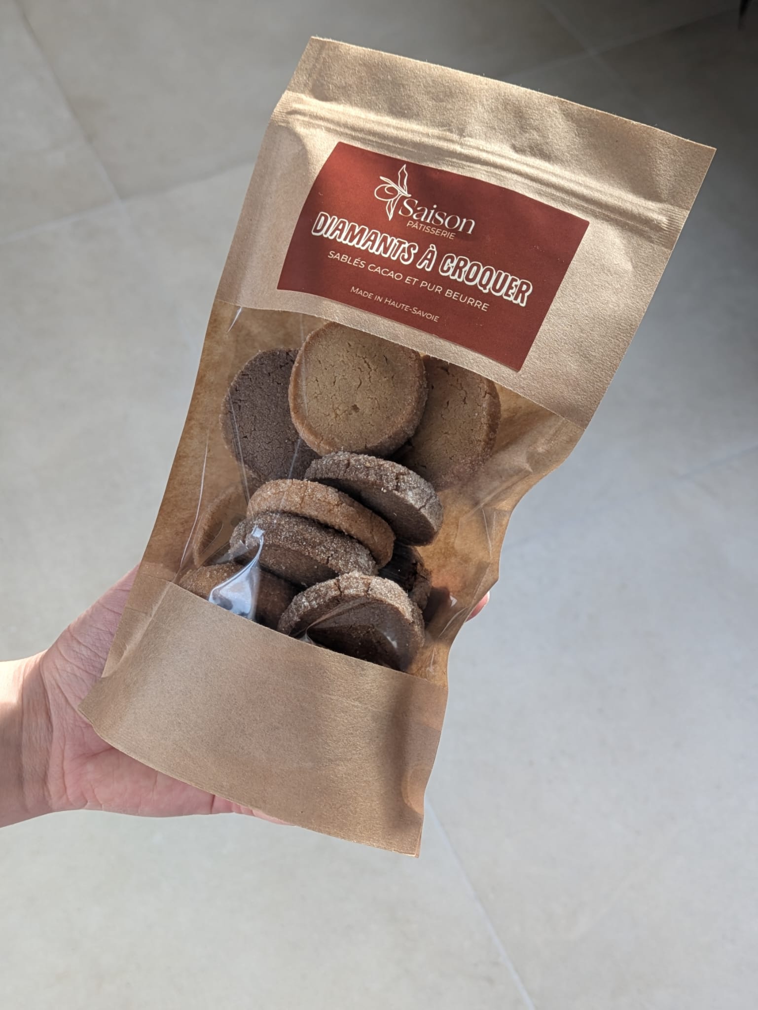 diamants sablés saison pâtisserie annecy savoie