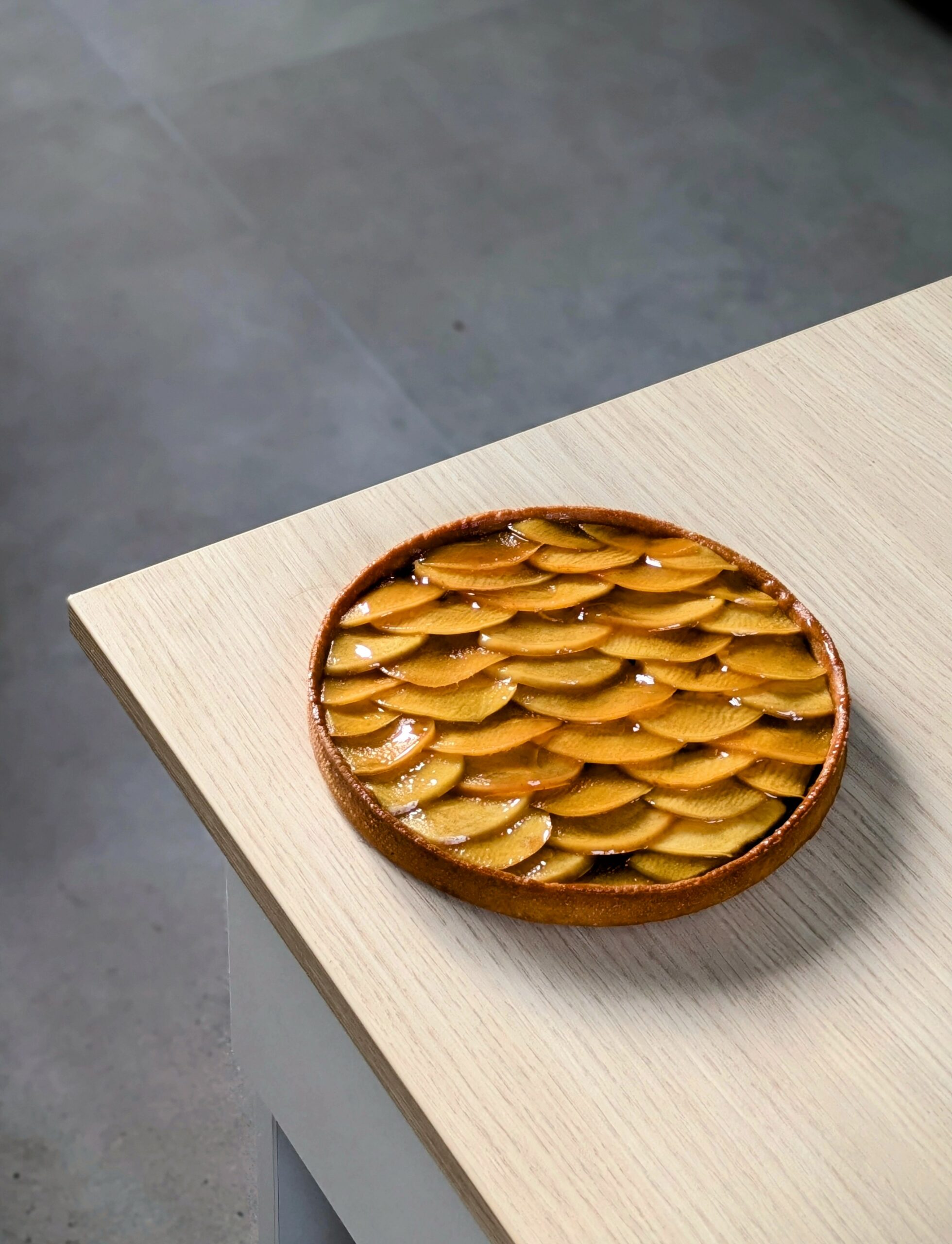 Tarte pommes caramélisées saison pâtisserie annecy savoie