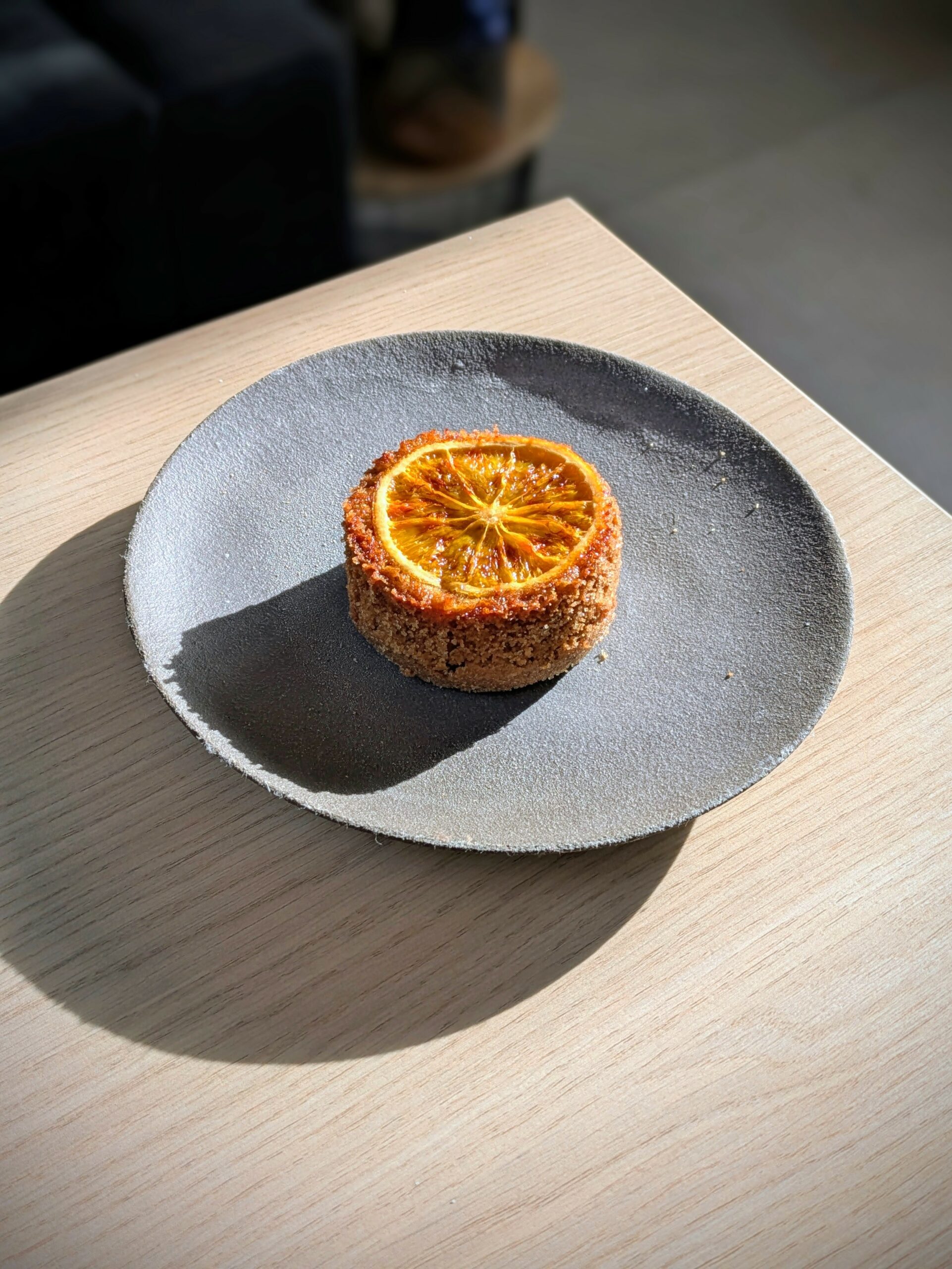 moelleux orange amande saison pâtisserie annecy