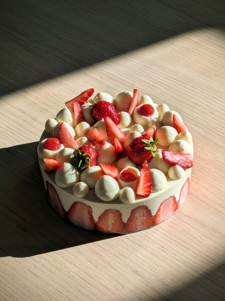 fraisier saison pâtisserie lac annecy savoie