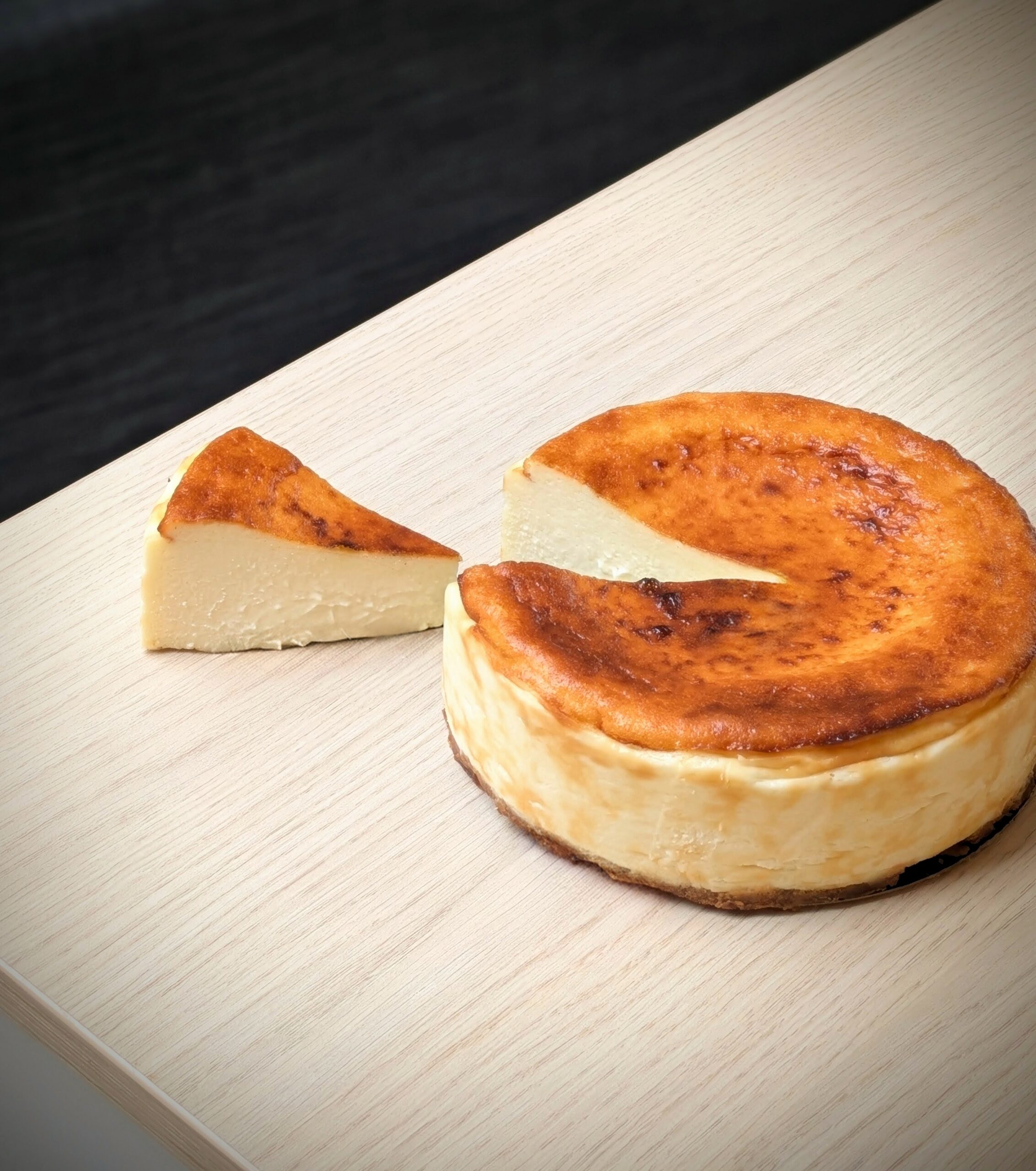 Cheesecake basque saison pâtisserie annecy savoie
